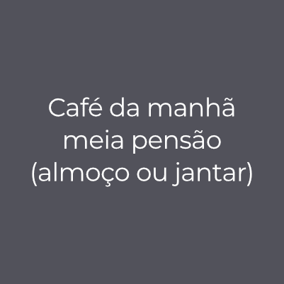 Café da manhã meia pensão